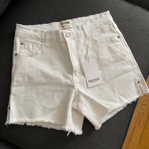 Kenzie white shorts